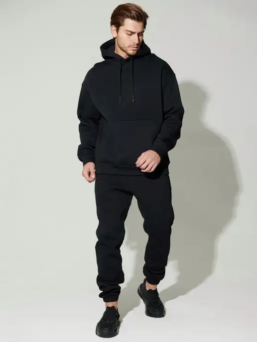 Po.Co Style Штаны спортивные теплые, черный, фото 9