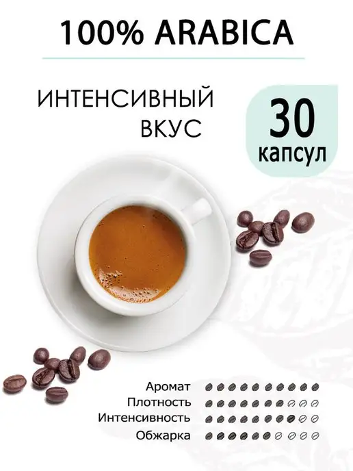 Nespresso Кофе в капсулах арабика 100% Arabica 30 шт, 30 шт, фото 4