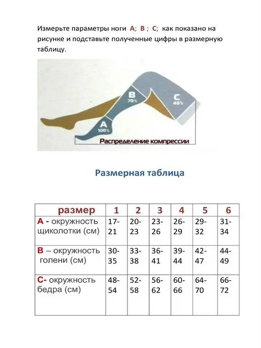 центр компресс Компрессионные чулки 2 класс, черный, фото 6