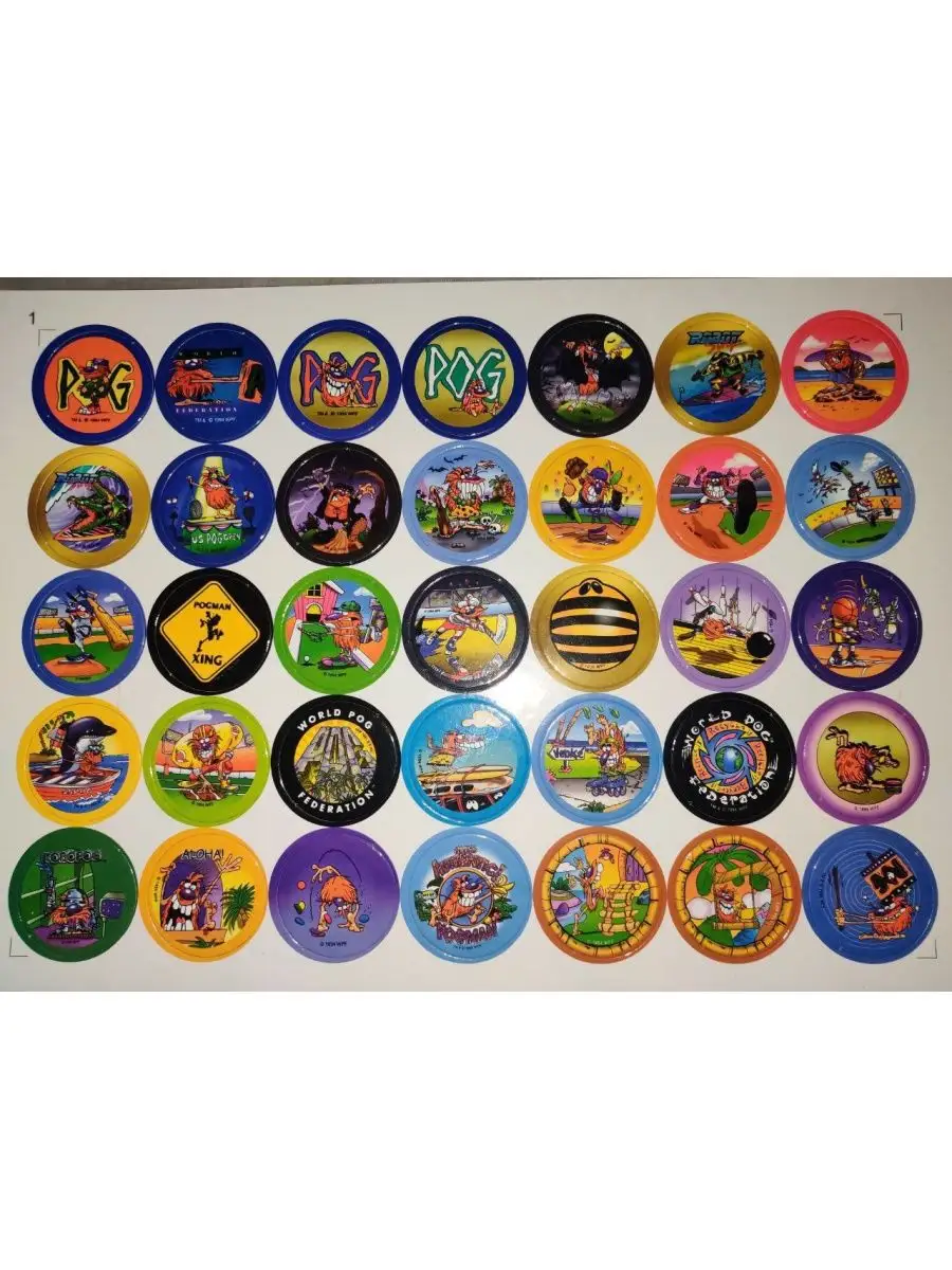 Игра Сотки / CAPS / Кэпсы / Фишки / POG - (100 шт.) POG 137795840 купить в  интернет-магазине Wildberries