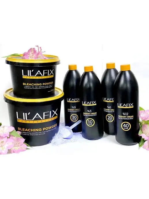 LILAFIX PROFESSIONAL Обесцвечивающая пудра синяя, 1000 грамм, синий, фото 4