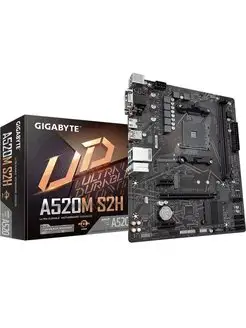 Материнская плата A520M S2H, Socket AM4, AMD A520 Gigabyte 137833132 купить за 6 284 ₽ в интернет-магазине Wildberries