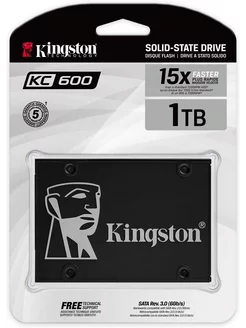 SSD 1tb внутренний твердотельный накопитель KC600 Kingston Technology 137834579 купить за 6 225 ₽ в интернет-магазине Wildberries