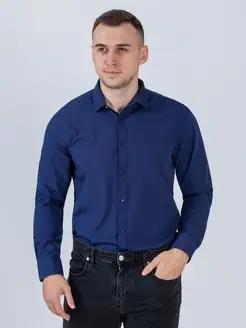 Рубашка приталенная ( Slim Fit ) WESTHERO 137847589 купить за 840 ₽ в интернет-магазине Wildberries