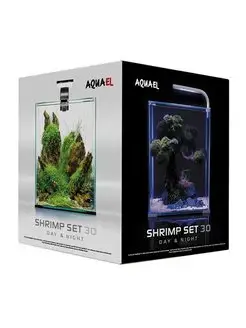 Aквариум SHRIMP SET SMART LED DAY&NIGHT 20 / черный (19 л) AQUAEL 137850761 купить за 10 959 ₽ в интернет-магазине Wildberries