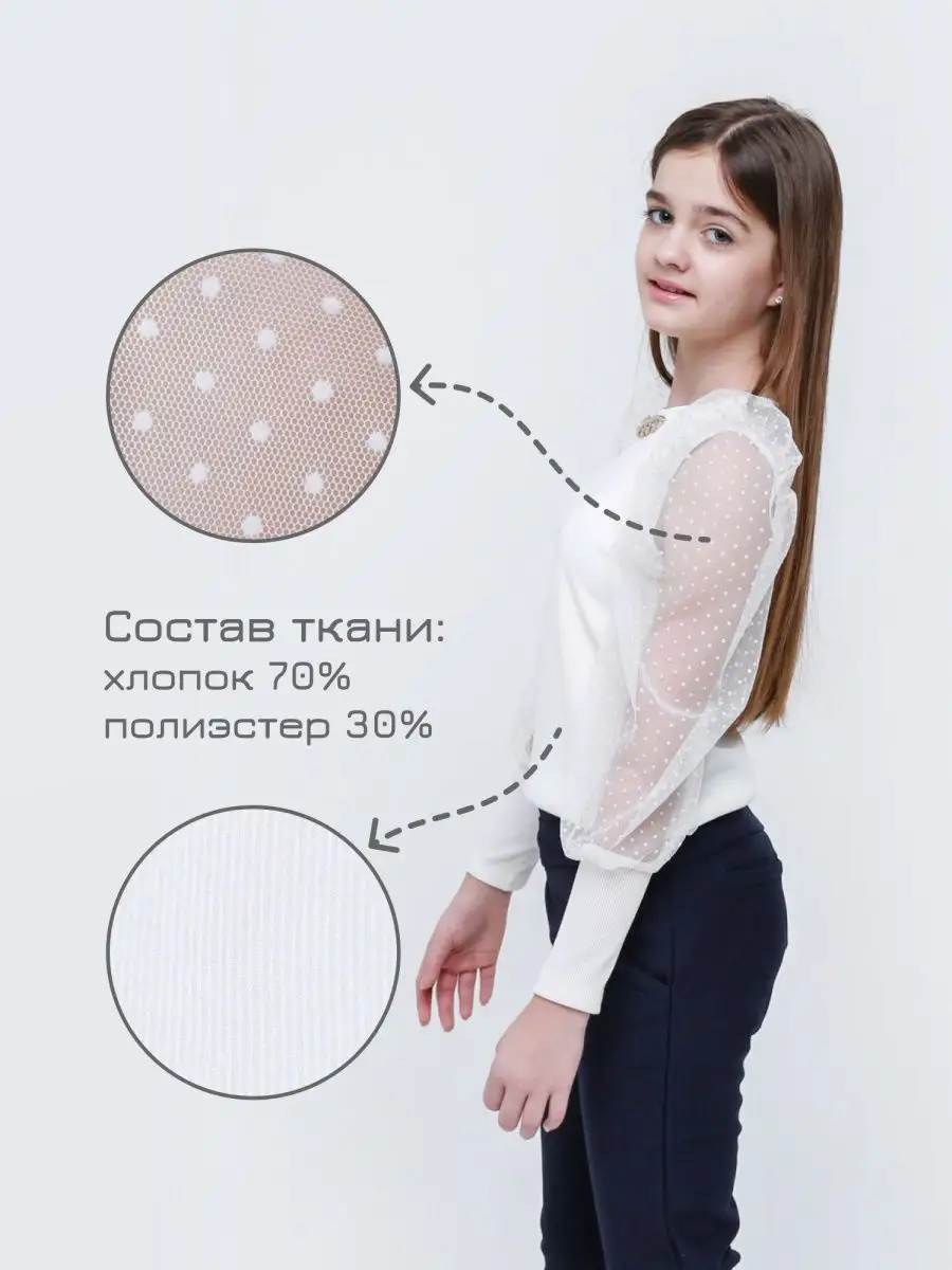 Блузка школьная нарядная Forever 137859968 купить в интернет-магазине  Wildberries