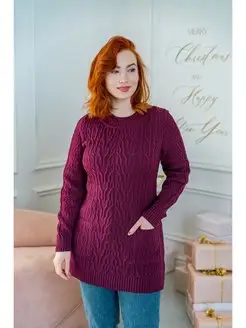 Туника теплая большие размеры ANRI knitwear 137867281 купить за 2 538 ₽ в интернет-магазине Wildberries