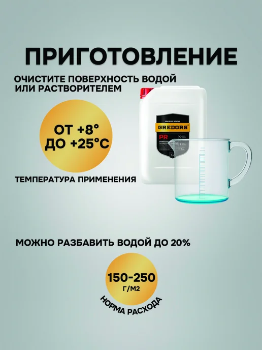 GREDORS Смывка старой краски с любых поверхностей, вариант, фото 2