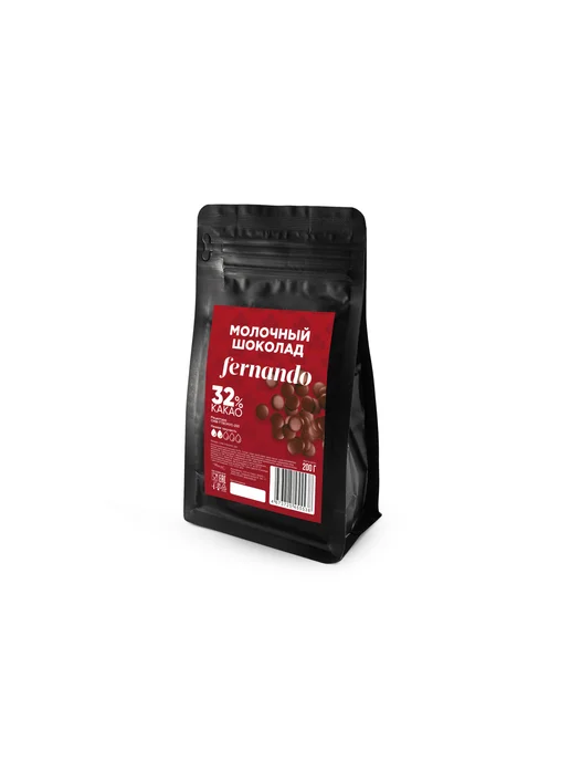 Chocovic Шоколад молочный Чоковик Fernando 32,6% 0,2 кг, 200 г, фото 7
