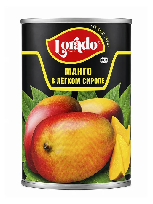 lorado Манго в легком сиропе, Лорадо, 425 мл, 425 мл, фото 3