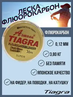 Леска рыболовная флюрокарбоновая для поводков TIAGRA 137888555 купить за 122 ₽ в интернет-магазине Wildberries