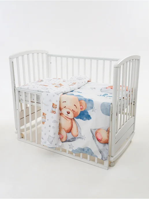 AllBaby Постельное белье для новорожденных, серый, фото 4
