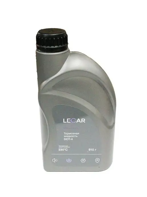 LECAR Жидкость тормозная DOT 4 910 мл lecar000021410, 910 мл