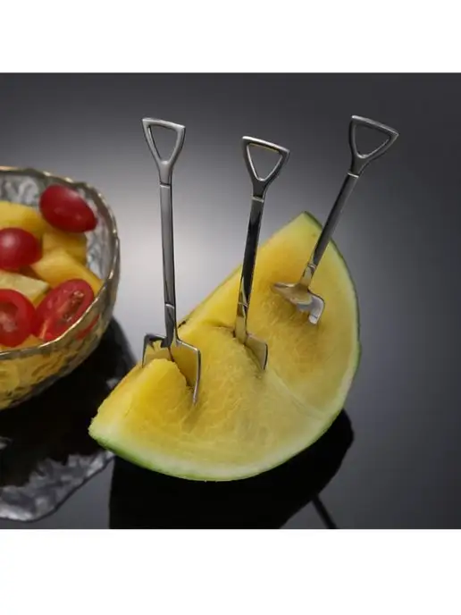 Ложки Лопатки ложки лопаты десертные с вилкой, вариант, фото 4