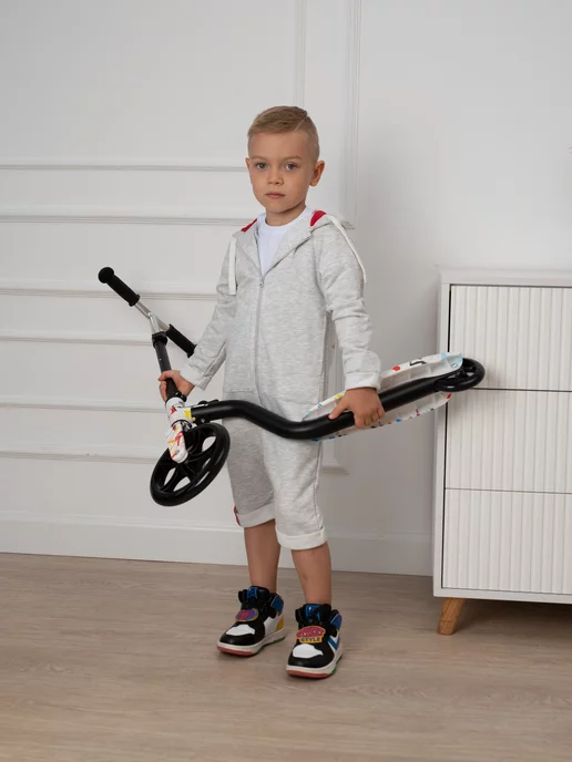 Smart&Kids Самокат детский двухколесный, черный, фото 8