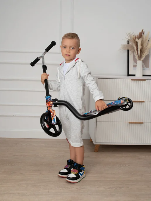 Smart&Kids Самокат детский двухколесный, синий, фото 6