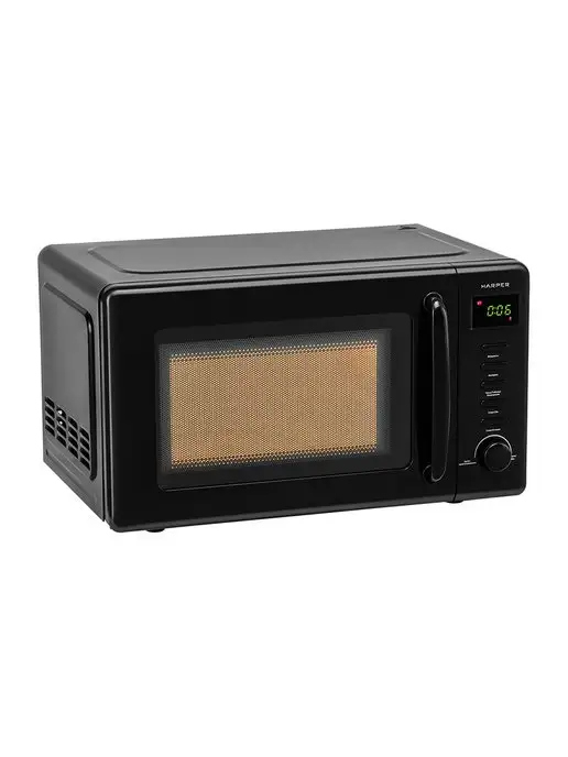 Harper Микроволновая печь ( микроволновка с часами ) HMW-20ST02, черный, фото 5