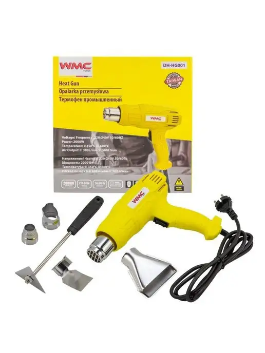 WMC Tools Фен технический строительный 2000 Вт, 2000 Вт, фото 6