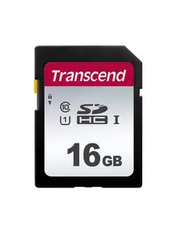 Карта памяти SDHC 16GB 300S UHS-I Class U1, 95 10 MB s Transcend 138027644 купить за 841 ₽ в интернет-магазине Wildberries