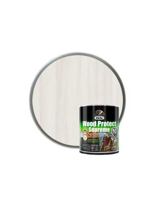 dufa Пропитка для дерева Wood Protect Supreme цвет белый 0,75 л, 750 мл, фото 5