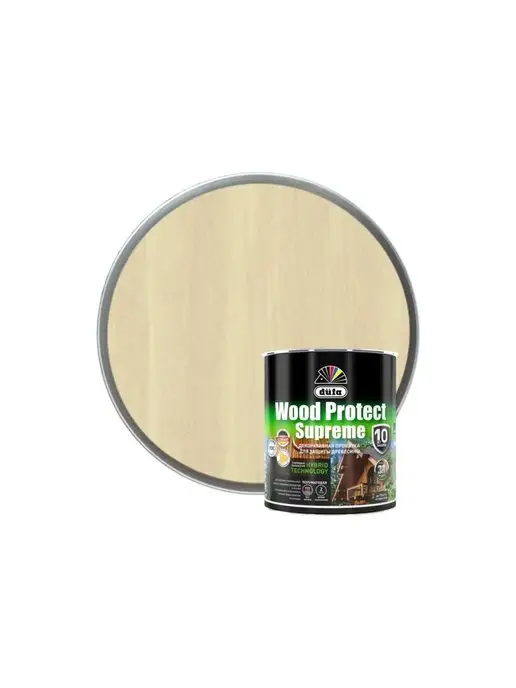 dufa Пропитка для дерева Wood Protect Supreme бесцветная 0,75 л, 750 мл, фото 5