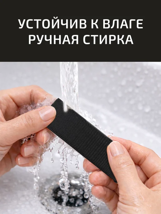 VladInspire Ремешок для часов Apple Watch 44 45 46 49 mm тканевый, черный, фото 4