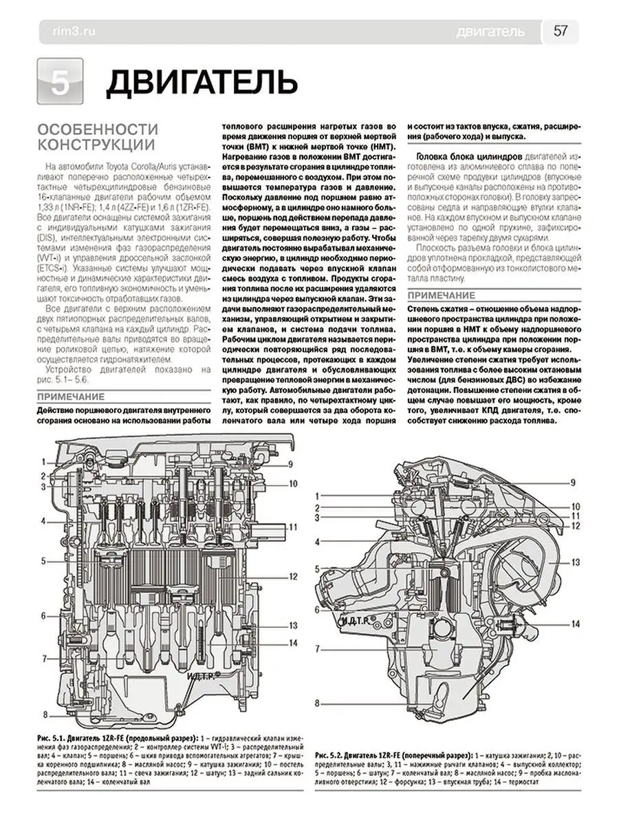 Книга по ремонту Toyota Auris Corolla Третий Рим 138090170 купить за 4 049  ₽ в интернет-магазине Wildberries