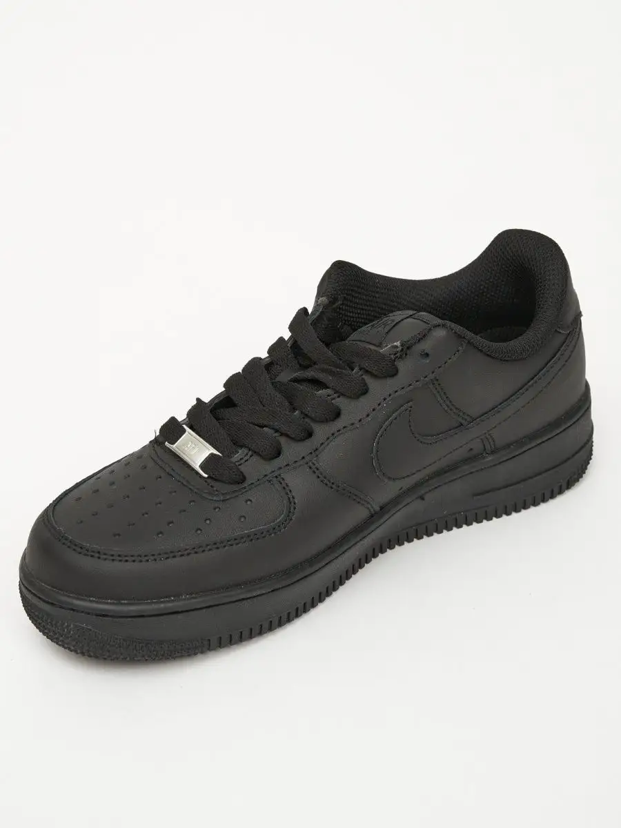 Nike air force 1 low black junior best sale