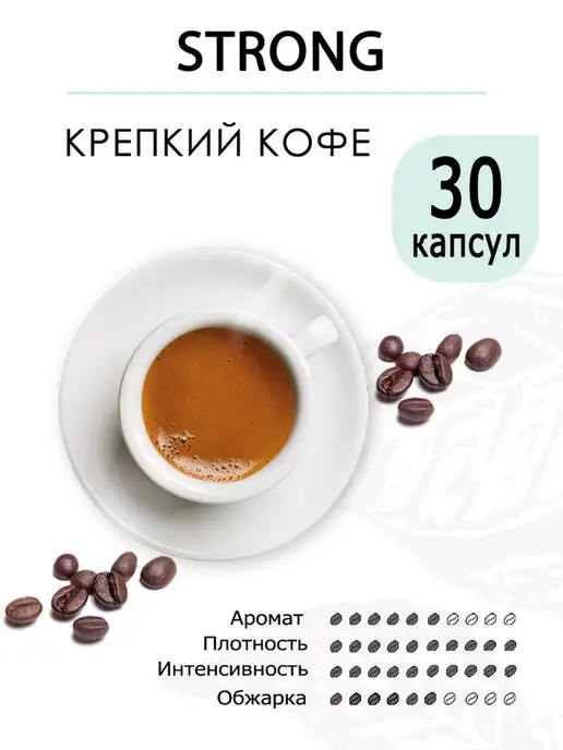Nespresso кофе в капсулах для кофемашины original Strong 30, 30 шт, фото 5