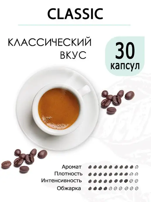 Nespresso Кофе в капсулах для кофемашины original Classic, 30 шт, фото 4