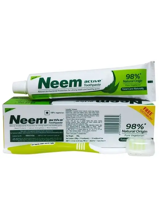 Neem Аюрведическая зубная паста Ним Актив 100 г, 100 г, фото 3