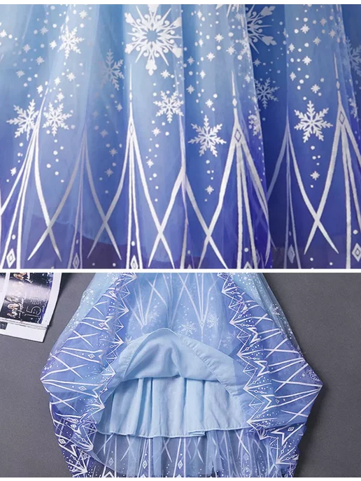 Happy Shop Нарядное платье Эльзы холодное сердце, вариант, фото 4