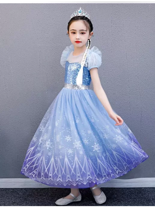Happy Shop Нарядное платье Эльзы холодное сердце, вариант, фото 8