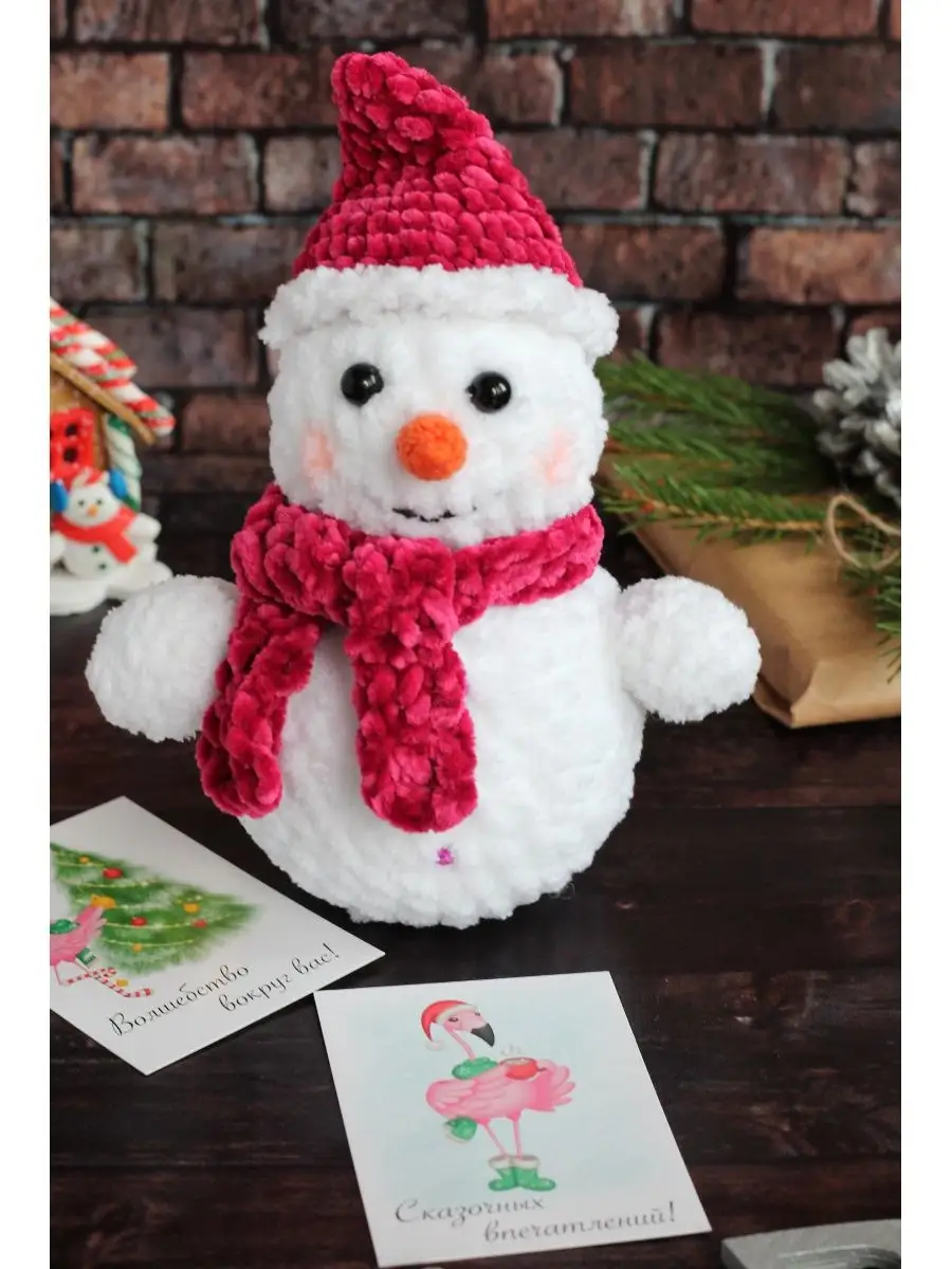 Плюшевый снеговик - Рекламно-сувенирная продукция в Украине от Евро-бренд