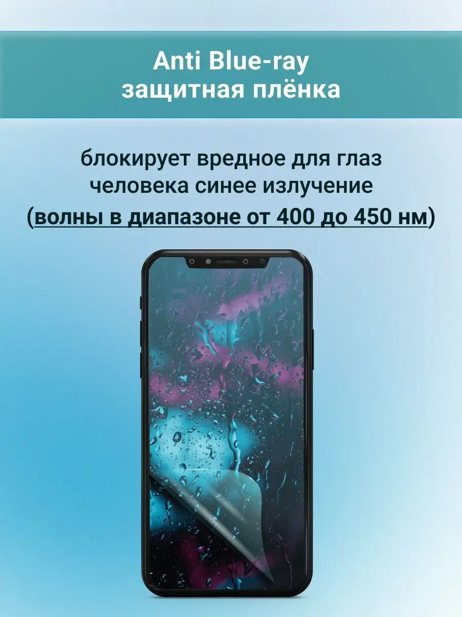 Гидрогелевая защитная пленка Anti-Blue для iPhone 14 Plus SMART iSLAND SHOP  138171671 купить за 332 ₽ в интернет-магазине Wildberries