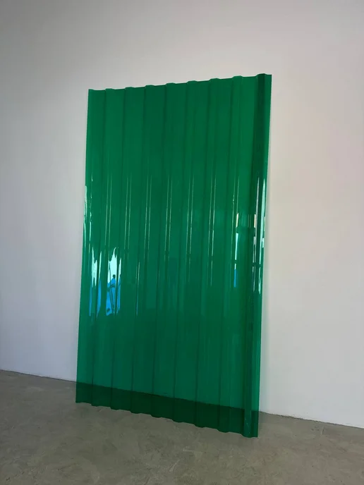 Пластилюкс Прозрачный пластиковый шифер (Зеленый) 1150х1000 мм. 5 шт, 1150x1000 мм, 3 шт, фото 6
