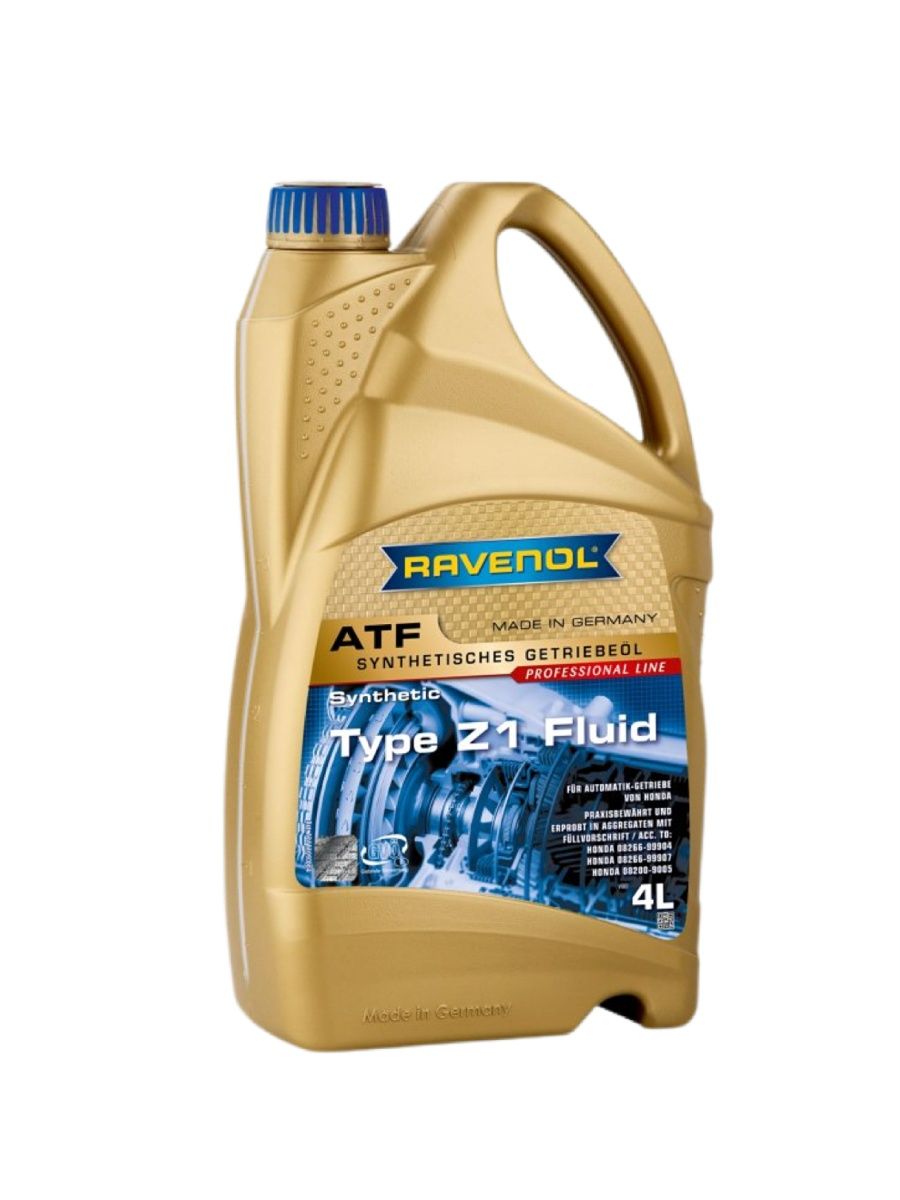 Ravenol ATF+4. ATF T-4 Fluid Ravenol 1212102004. 1211130004 Ravenol масло трансмиссионное ATF FZ 4л (синтетика).