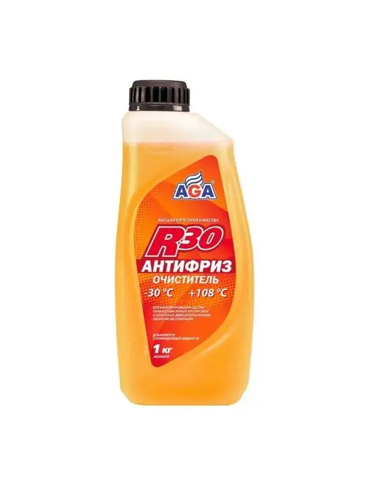 AGA АНТИФРИЗ-очиститель AGA-R30 -30С (1л), 1 л
