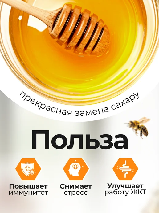 FITOseason Мёд лесной 300 гр, 300 г, фото 3