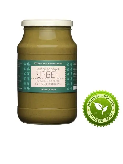 Живой продукт Натуральная паста из ядер Хемпа Урбеч 965 гр, 965 г, фото 2