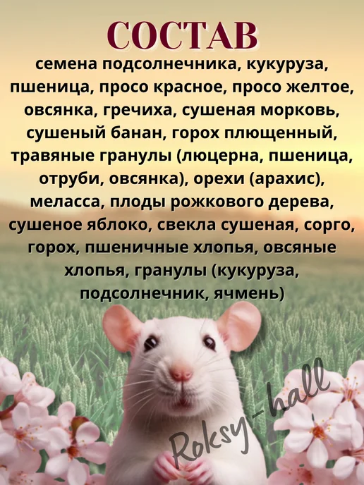 Сухой корм ВЕРНЫЕ ДРУЗЬЯ Крысы Мышей для собак, 0,3 кг, фото 2
