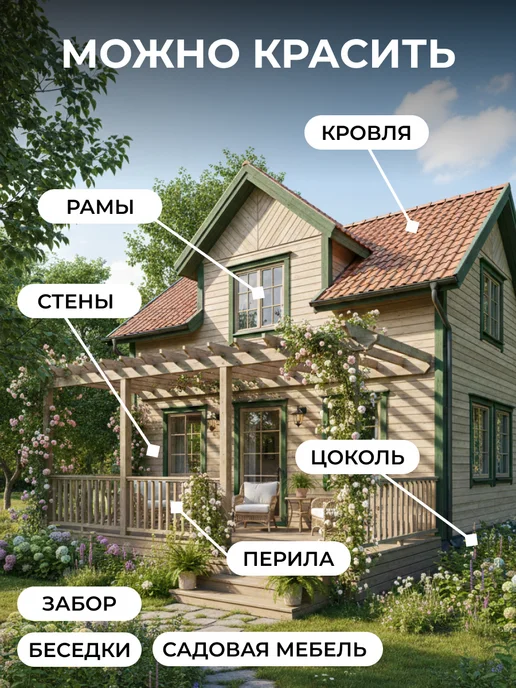 DALI Резиновая краска красно-коричневая акриловая 12 кг, 6 кг, фото 4