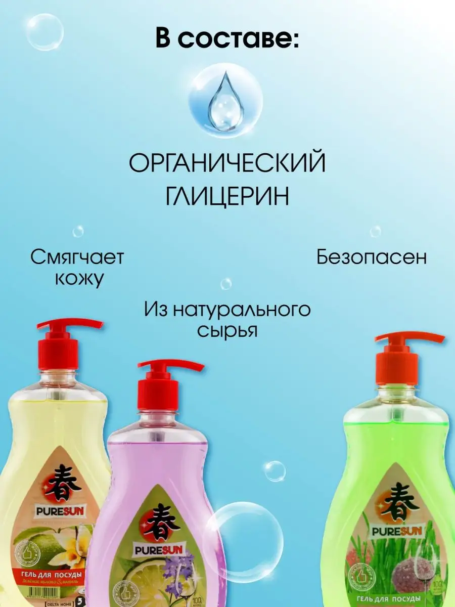 Набор для уборки дома (для стирки, уборки, посуды) Delta Parfum 138551969  купить в интернет-магазине Wildberries