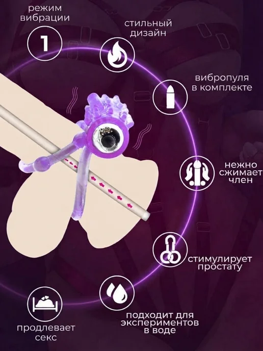 VibePlays Набор эрекционных виброколец 3в1 для пар, синий, фото 3
