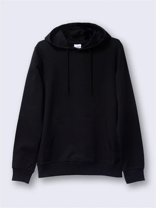Cotton Wear Худи оверсайз с капюшоном, черный