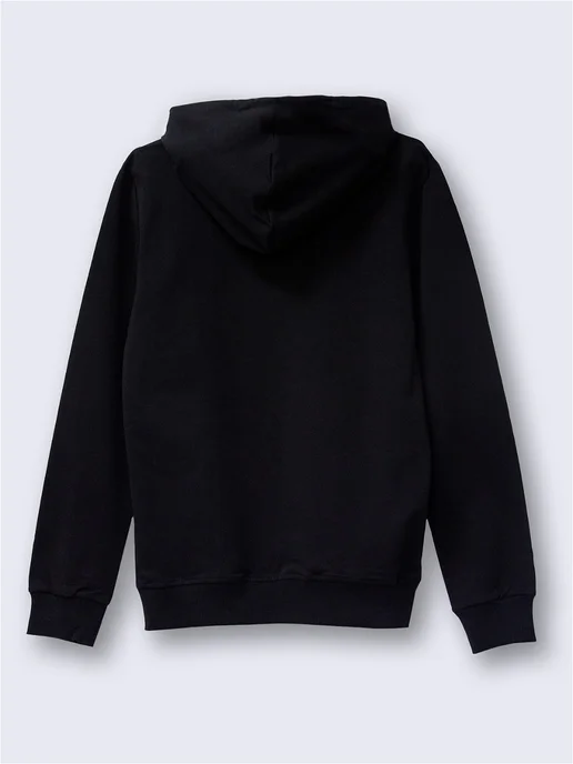 Cotton Wear Худи оверсайз с капюшоном, черный, фото 2