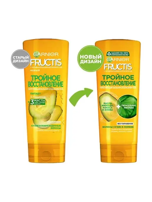 GARNIER Рив Гош│Бальзам-кондиционер для волос, 200 мл, фото 4