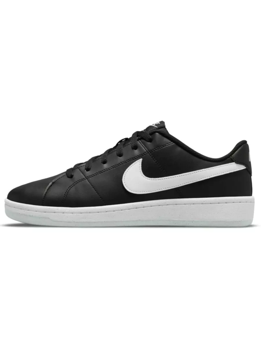 Nike court royale black leather on sale