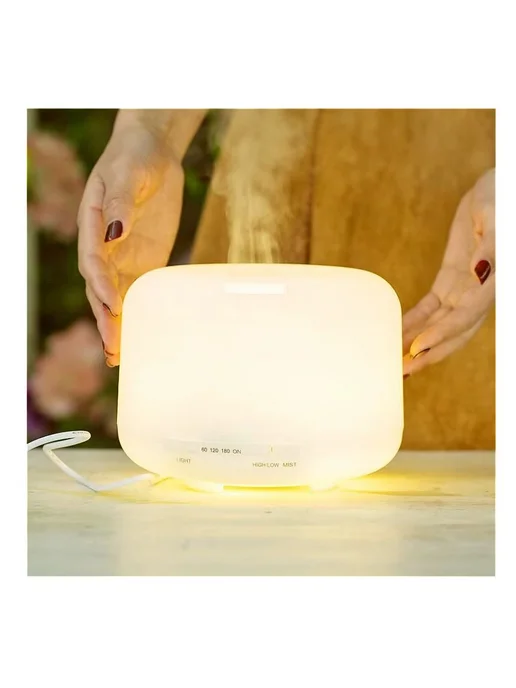 SALE24 Увлажнитель воздуха с LED подсветкой 7 цветов и пультом ДУ, 7 цв., фото 8