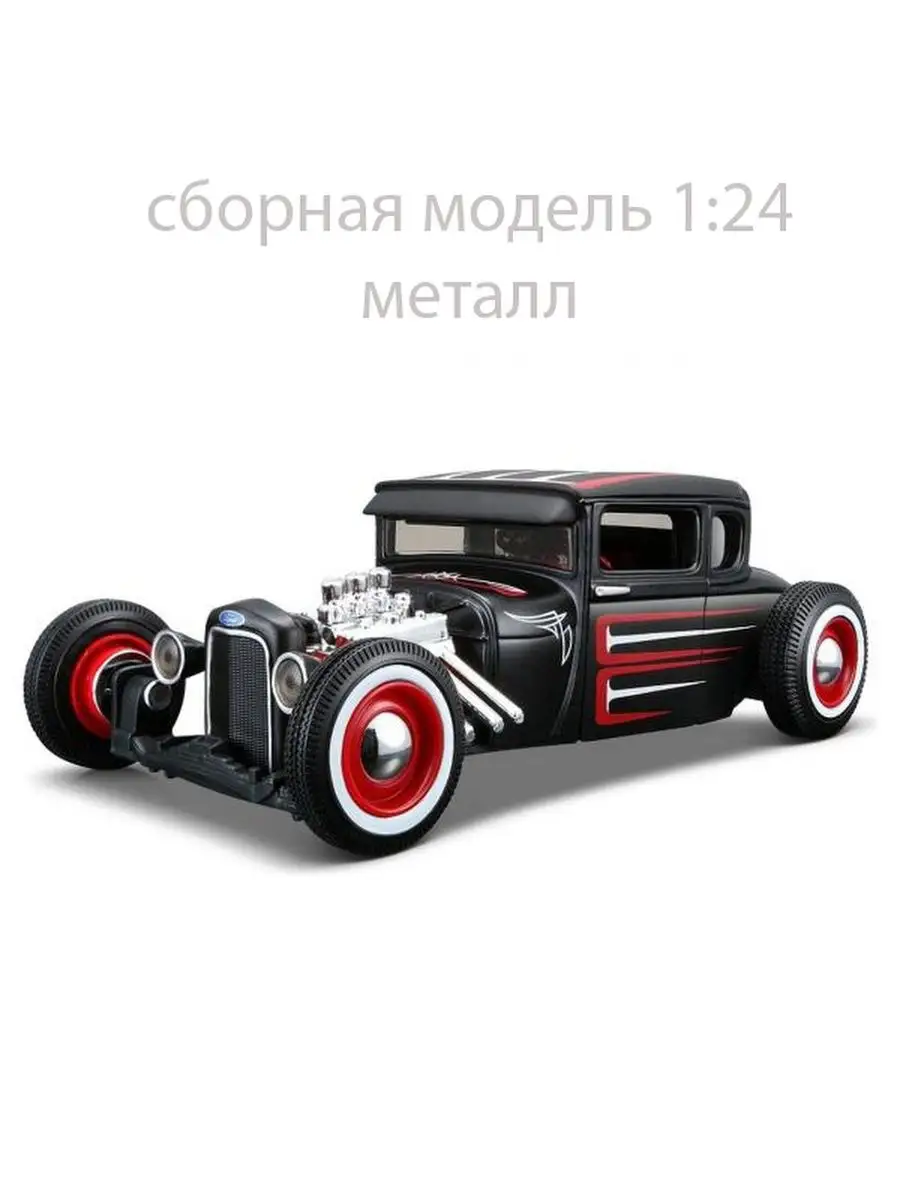 Сборная модель автомобиля Ford Model A (1929), металл 1:24 Maisto 138686483  купить в интернет-магазине Wildberries